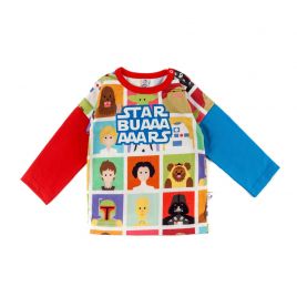 Camiseta bebé STAR BUARS ml
