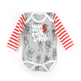 Body rockero para bebé niña - HIJA DEL ROCK