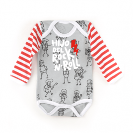 Body bebé niño HIJO DEL ROCK | Manga larga