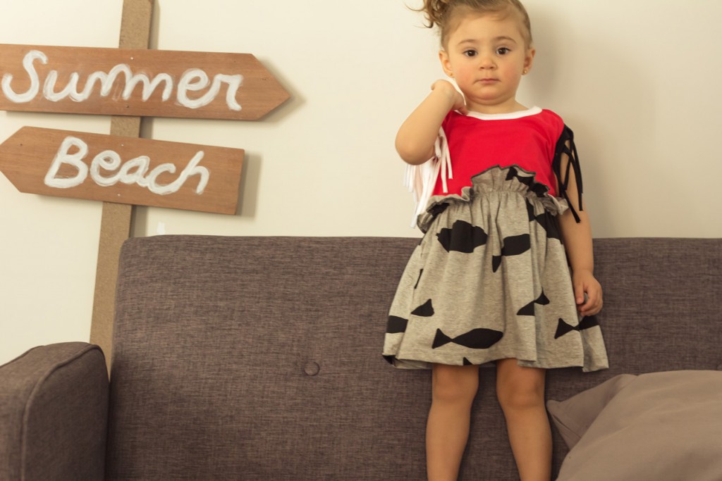vestido peces rocky horror baby